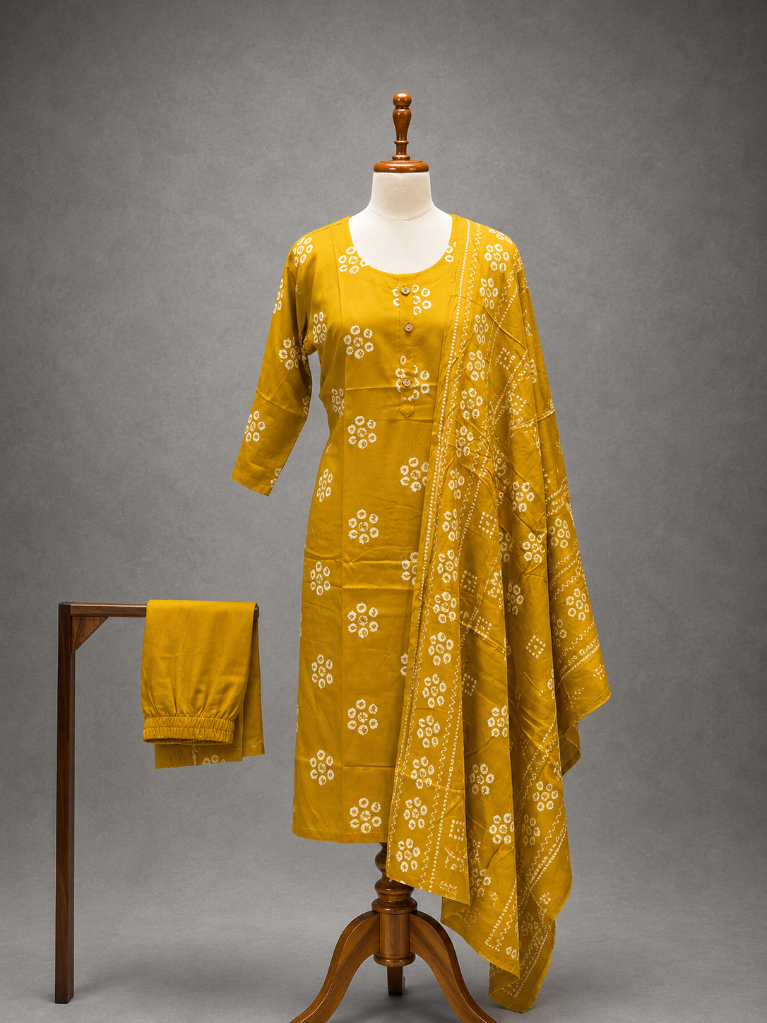 SALWAR SET (YELLOW OCHRE)