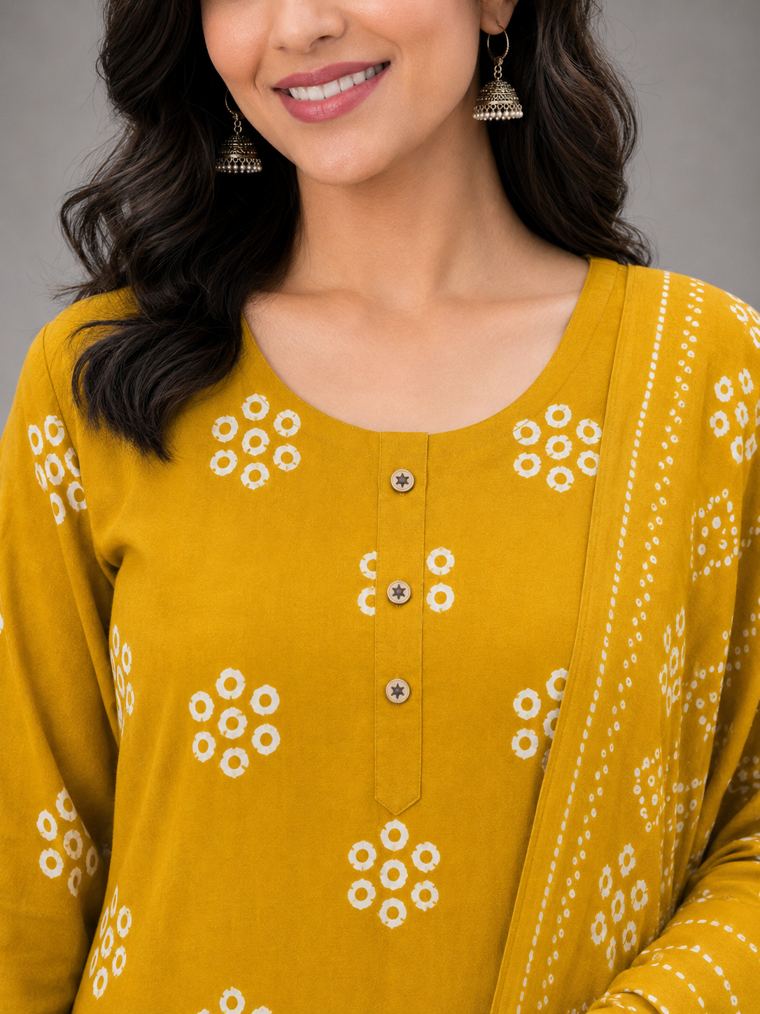 SALWAR SET (YELLOW OCHRE)