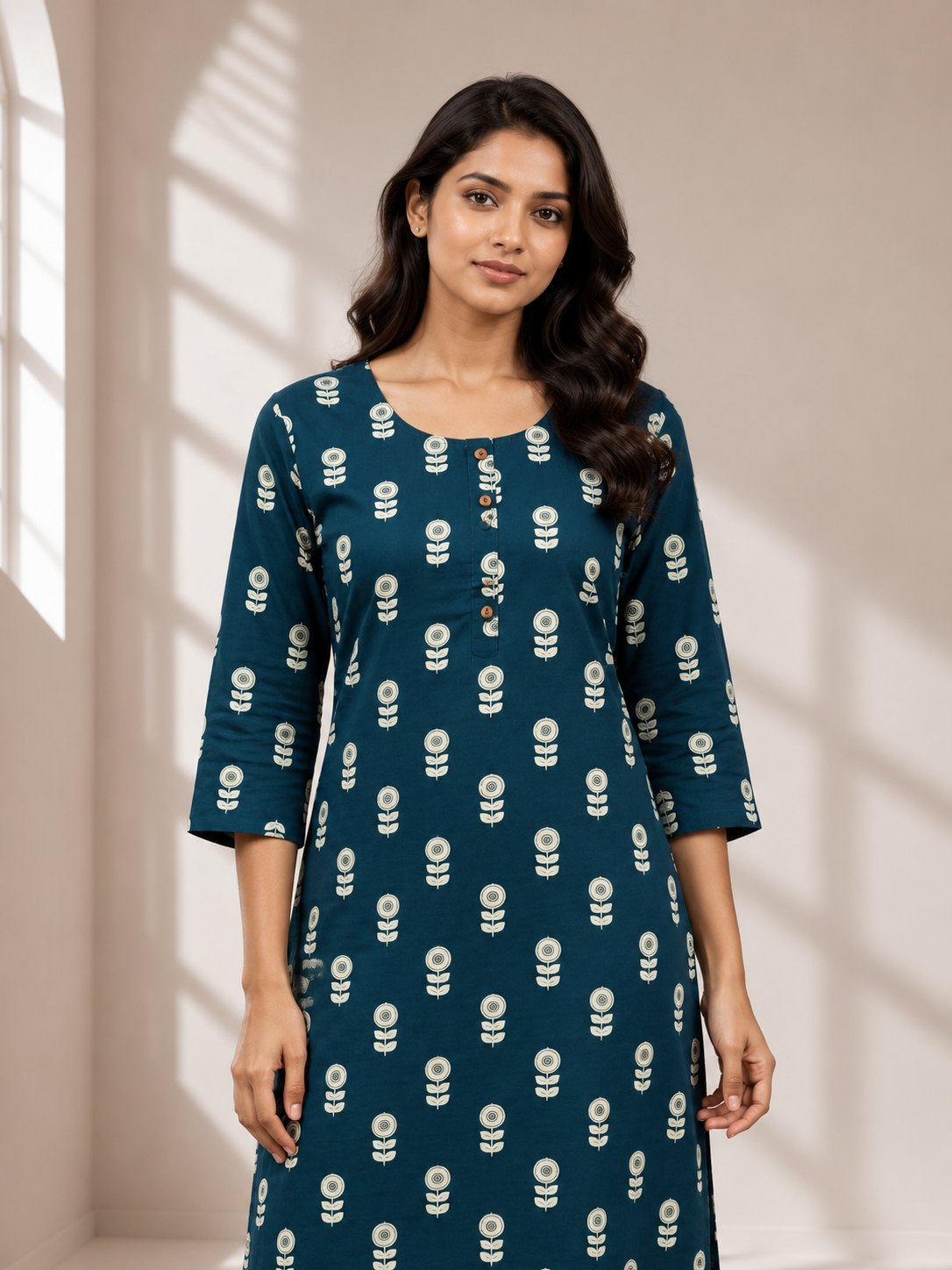 KURTHA SET GREEN