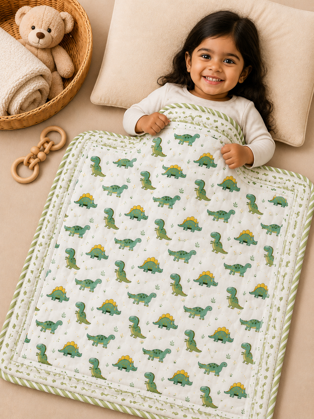 BABY COTTON DOHAR – DINO DREAMLAND
