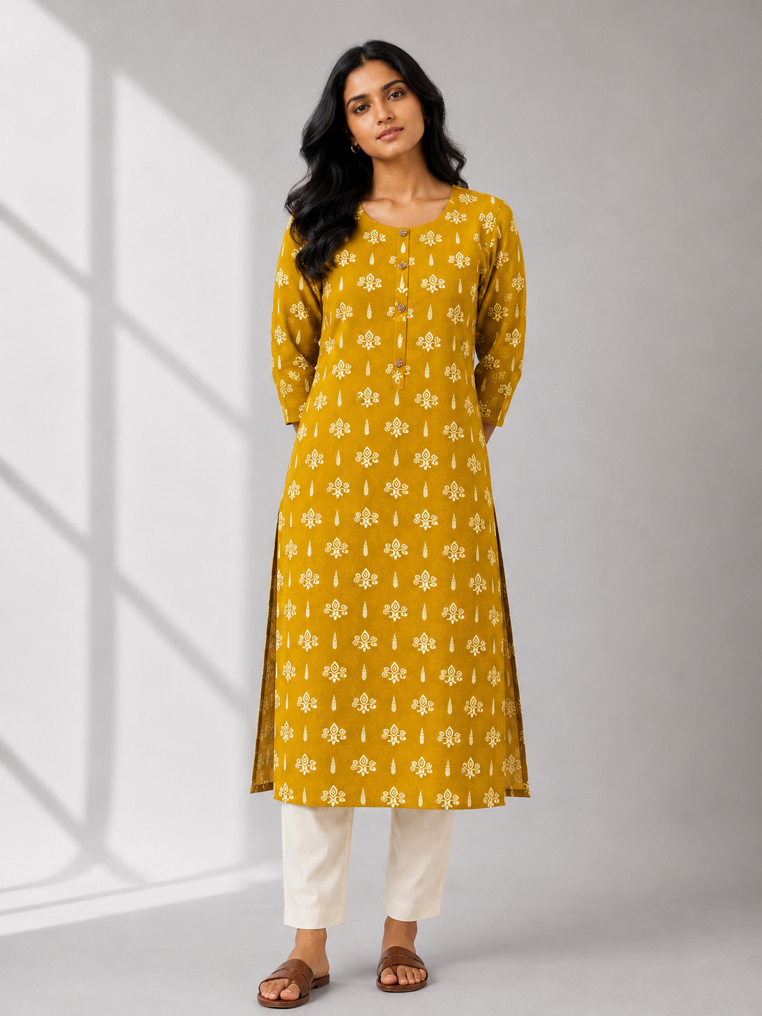 KURTHI SET - YELLOW