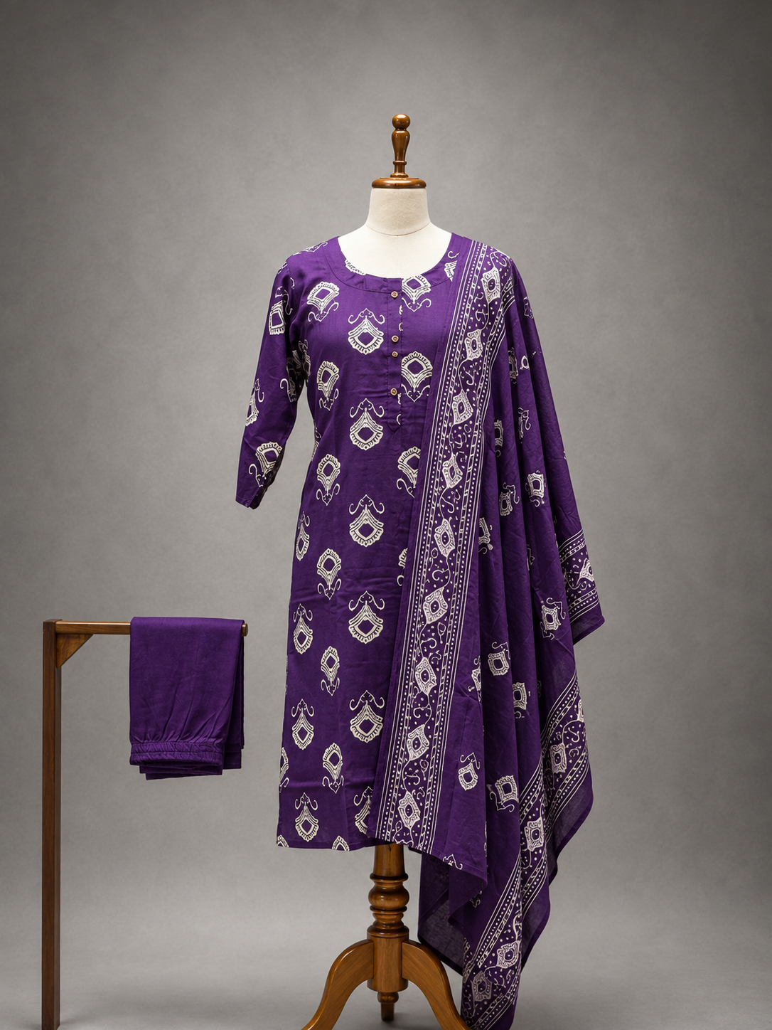 SALWAR SET (DARK PURPLE)