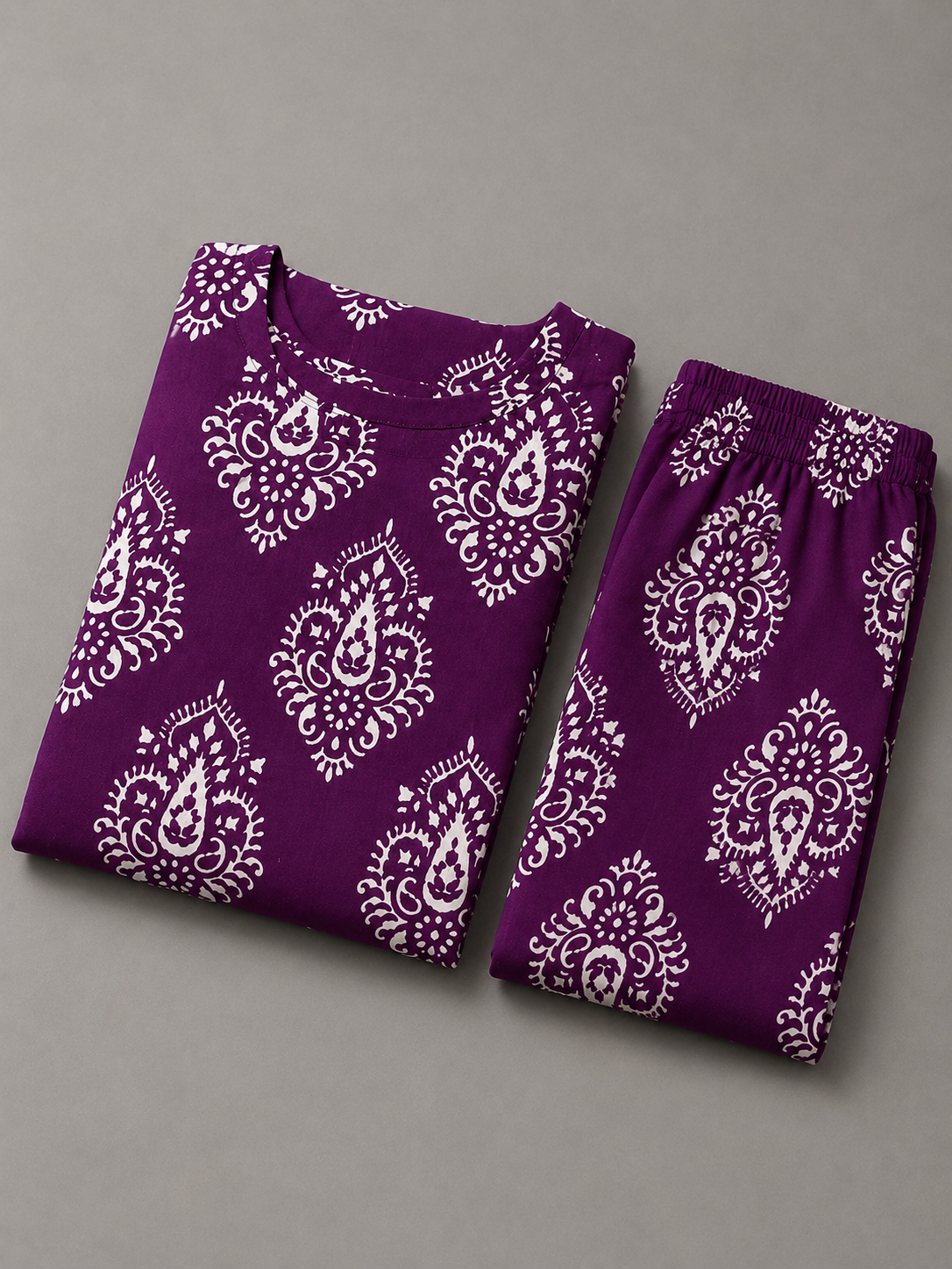 CASUAL WEAR CO-ORD SETS (PURPLE)