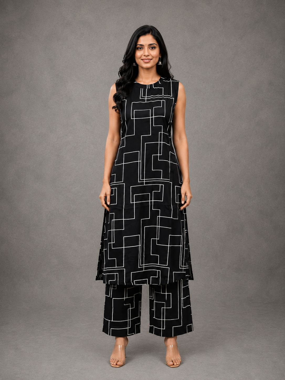 CASUAL WEAR CO-ORD SETS(BLACK)