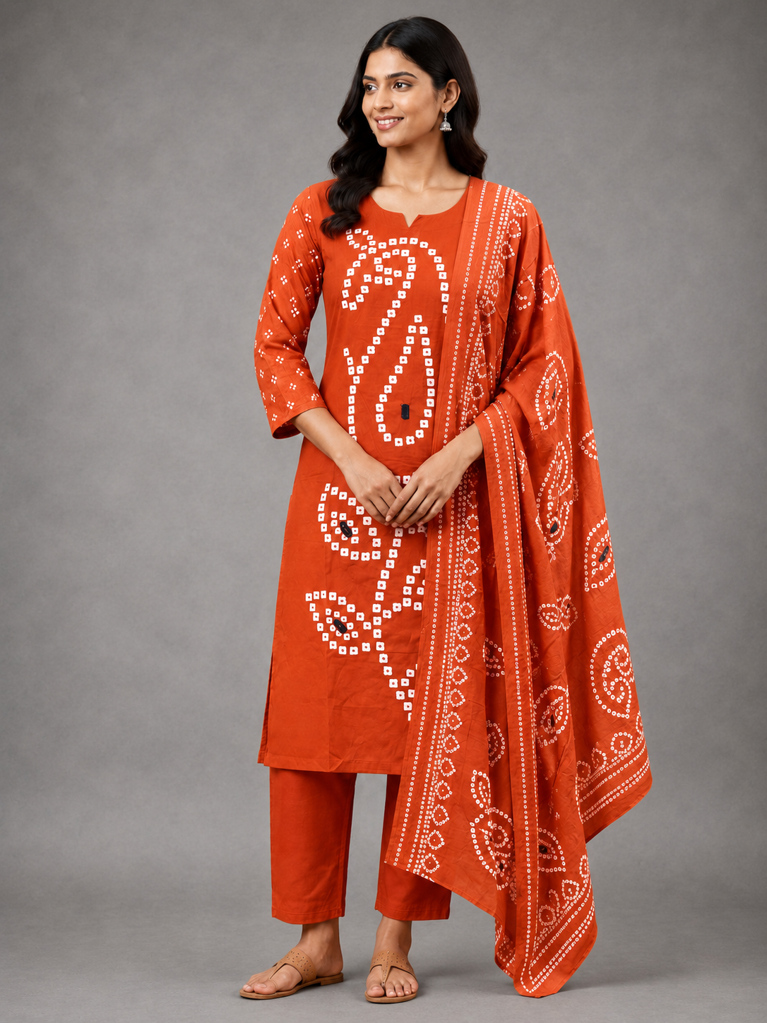 ORANGE SALWAR SET