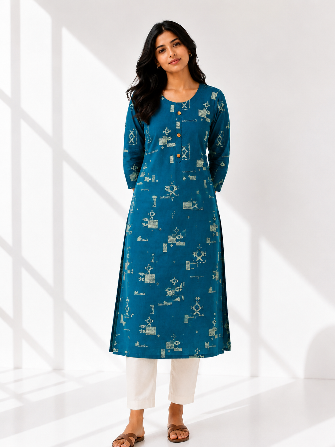 KURTHI SET BLUE