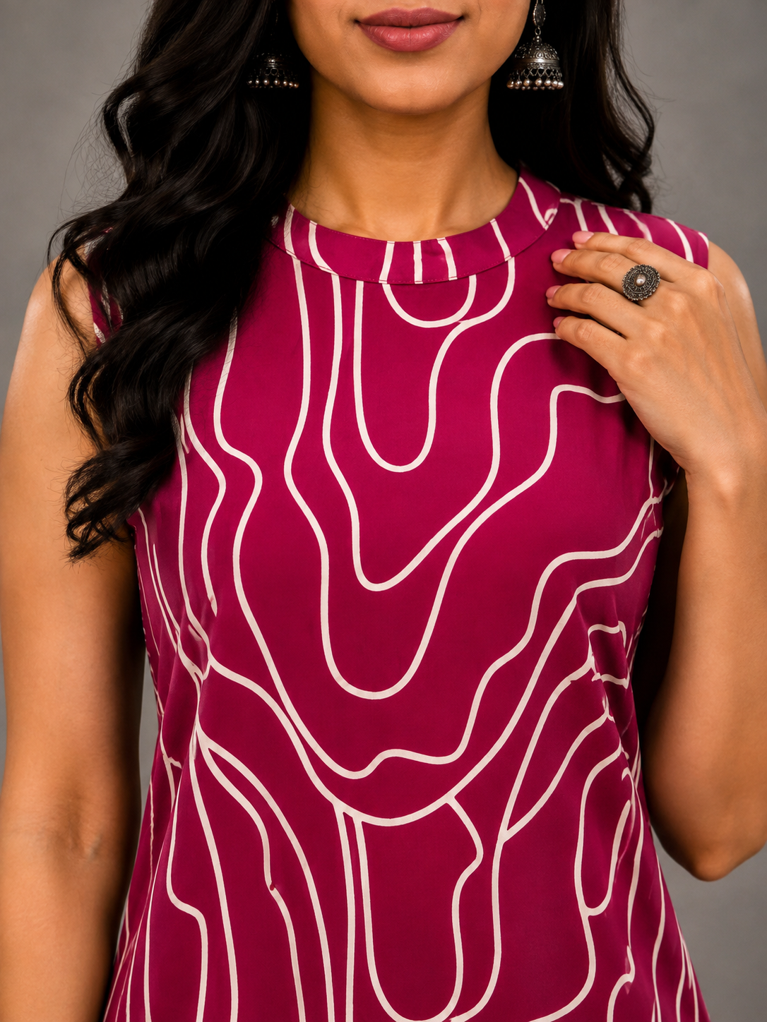 CASUAL WEAR CO-ORD SETS (DARK PINK)