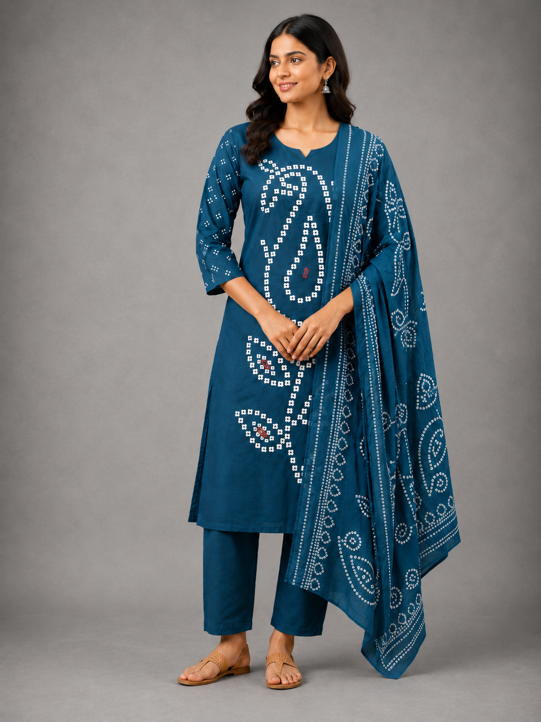 TEAL BLUE SALWAR SET